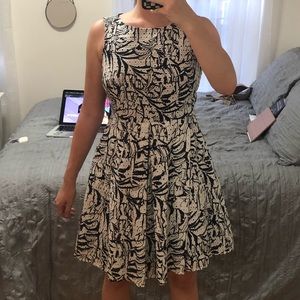 Fit and flare lace dress